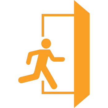 Fire Door Orange Icon